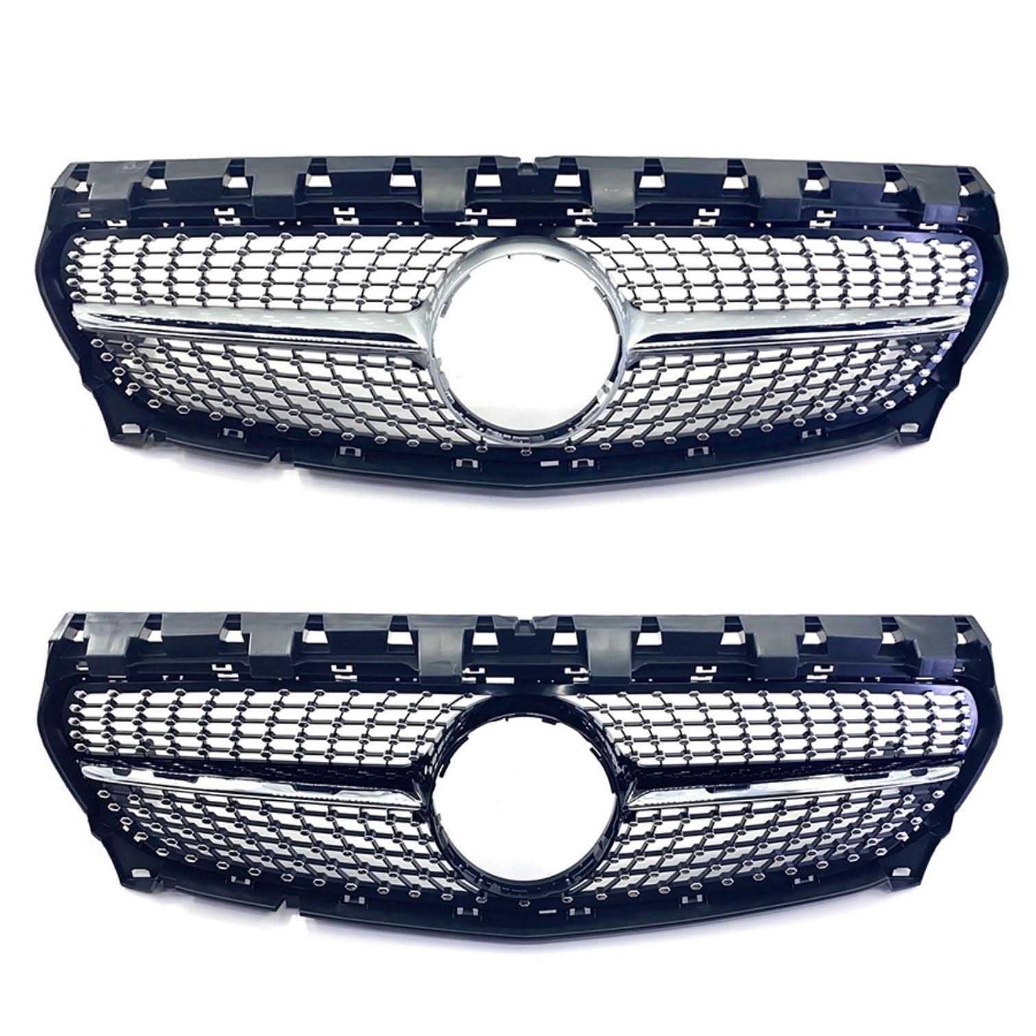 Diamond Style Front Grille for Mercedes Benz W117 CLA-Class 16-19 - Carbon Factory
