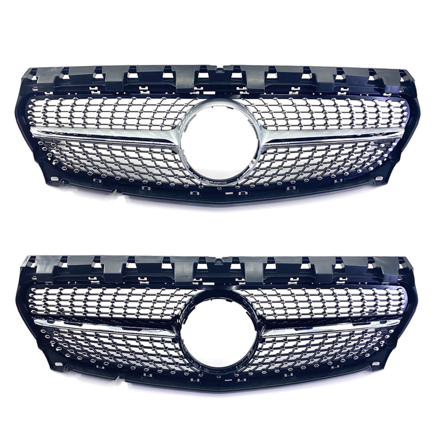 Diamond Style Front Grille for Mercedes Benz W117 CLA-Class 16-19 - Carbon Factory