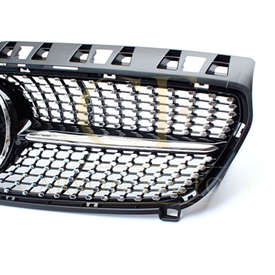 Diamond Style Front Grille for Mercedes Benz W176 A Class 12-15 - Carbon Factory