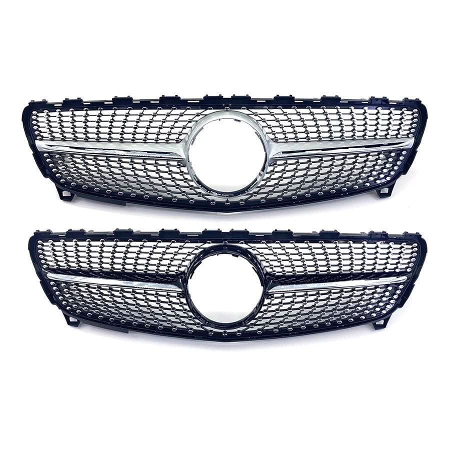 Diamond Style Front Grille for Mercedes Benz W176 A Class 16-18 - Carbon Factory