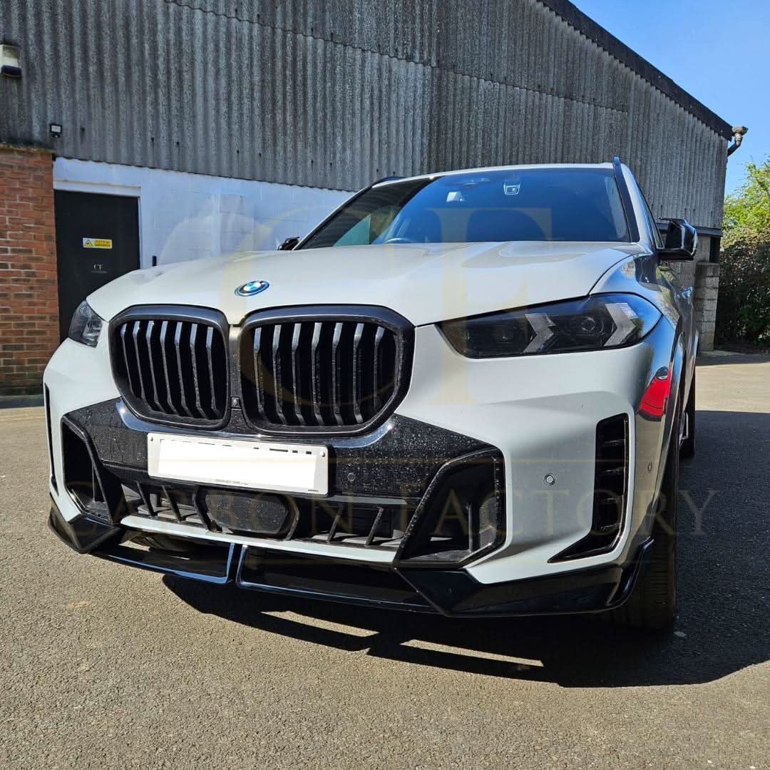 Gloss Black Body Kit 1 Splitter Diffuser Side Skirts Spoiler for BMW G05 LCI X5 23-Present (No Exhaust Tips) - Carbon Factory