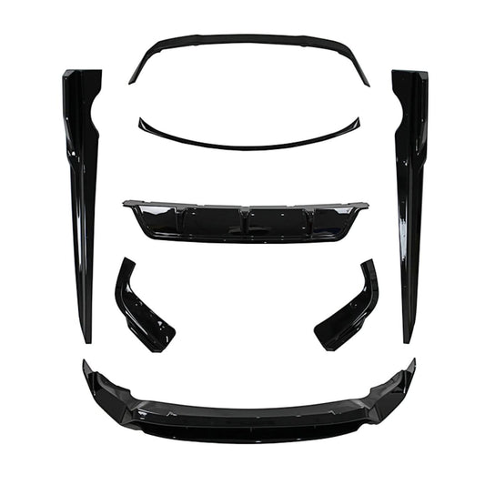 Gloss Black Body Kit 2 Splitter Diffuser Side Skirts Spoiler for BMW G05 LCI X5 23-Present - Carbon Factory