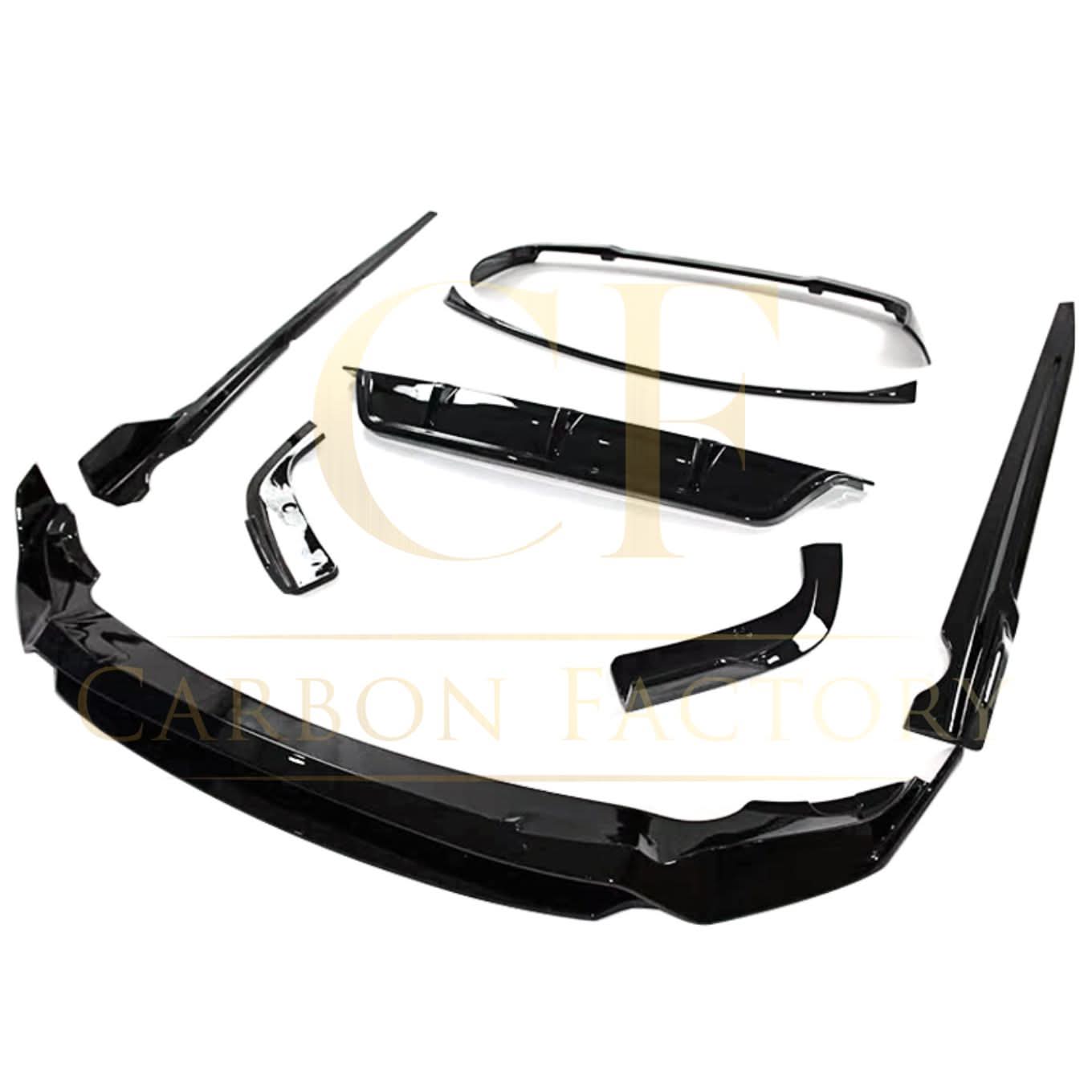 Gloss Black Body Kit 2 Splitter Diffuser Side Skirts Spoiler for BMW G05 LCI X5 23-Present - Carbon Factory