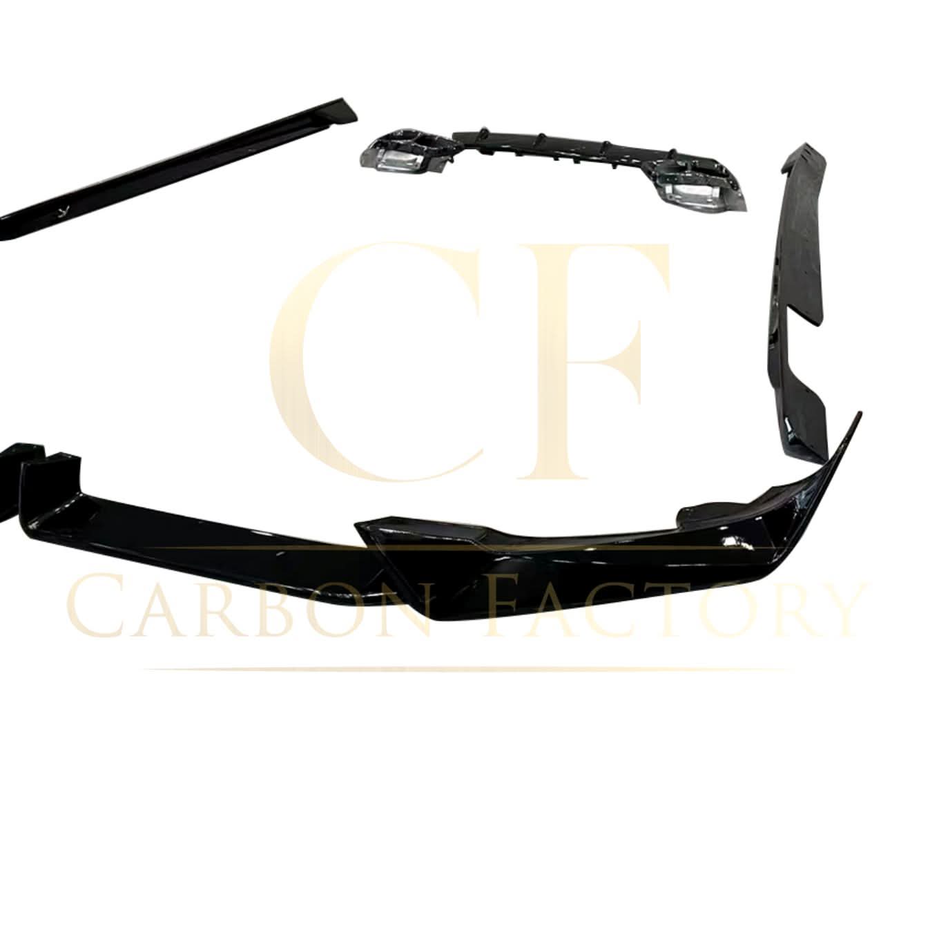 Gloss Black Body Kit Splitter Diffuser Side Skirts  for BMW G06 LCI X6 23-Present - Carbon Factory