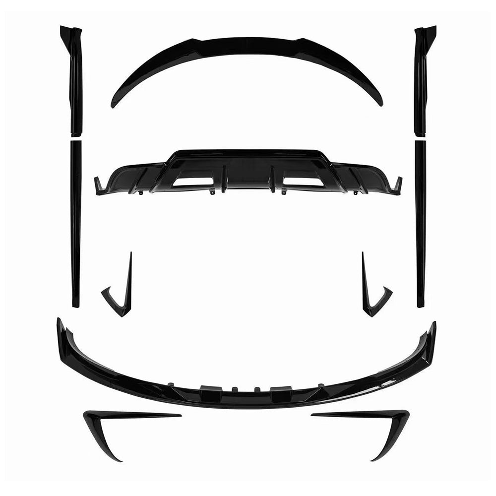 TR Style Gloss Black Kit for Tesla Model 3 16-23 - Carbon Factory