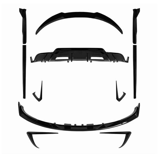 TR Style Gloss Black Kit for Tesla Model 3 16-23 - Carbon Factory