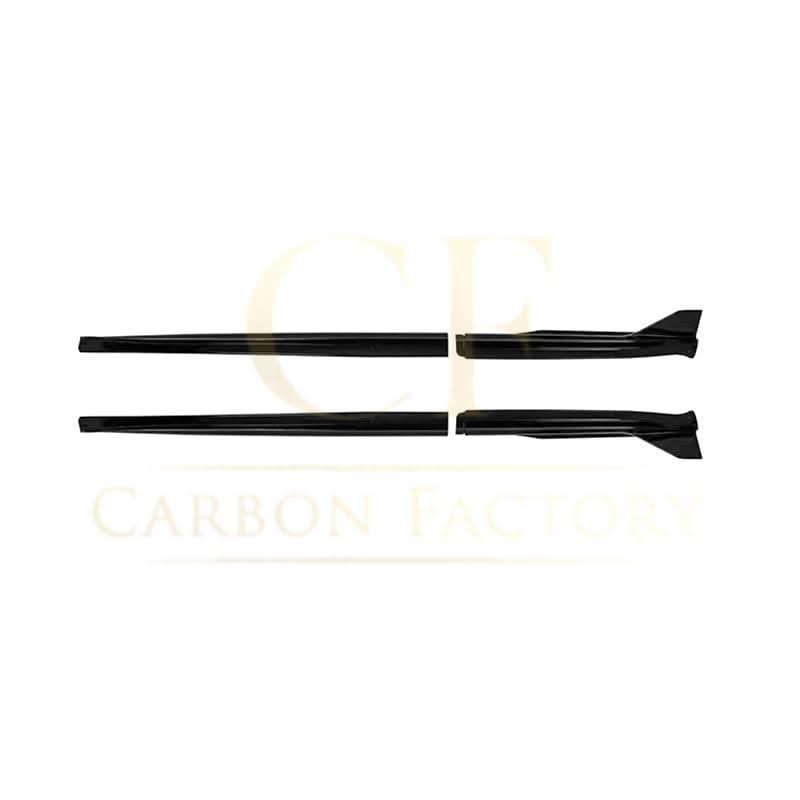Gloss Black TR Style kit for Tesla Model 3 2016-2023, featuring gloss black accessories and trim components for a sleek look.