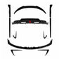 TR Style Gloss Black Kit with LED Diffuser for Tesla Model 3 16-23 - Carbon Factory