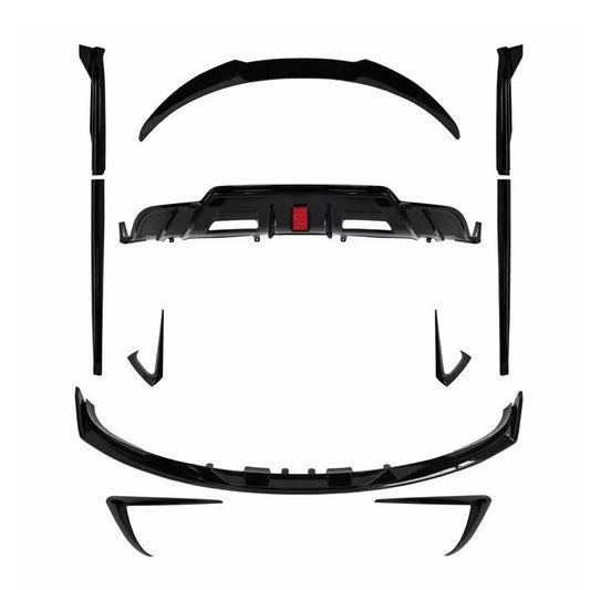 TR Style Gloss Black Kit with LED Diffuser for Tesla Model 3 16-23 - Carbon Factory