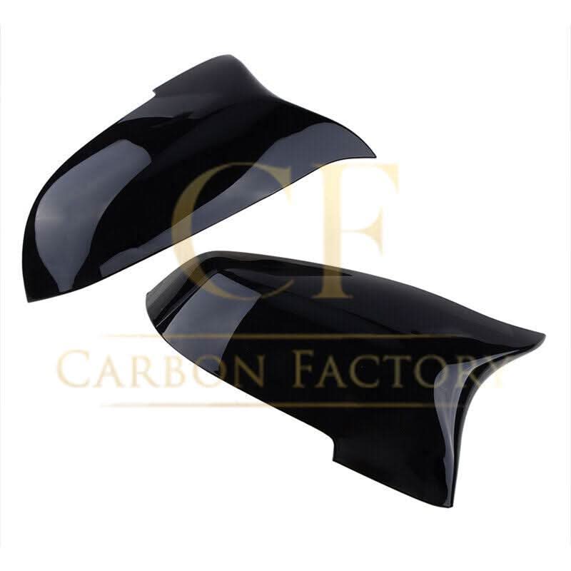 CF Style Gloss Black Replacement Mirror Covers for BMW F10 5 Series LCI F06 F12 F13 6 Series F01 7 Series - Carbon Factory