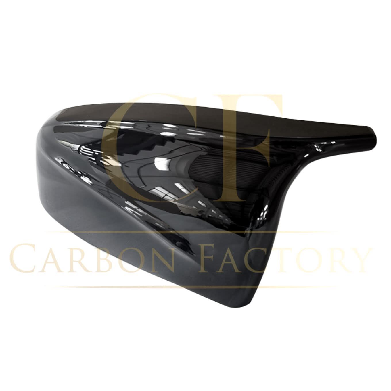 M4 Style Gloss Black Replacement Mirror Covers for BMW E71 X6 08-14 - Carbon Factory