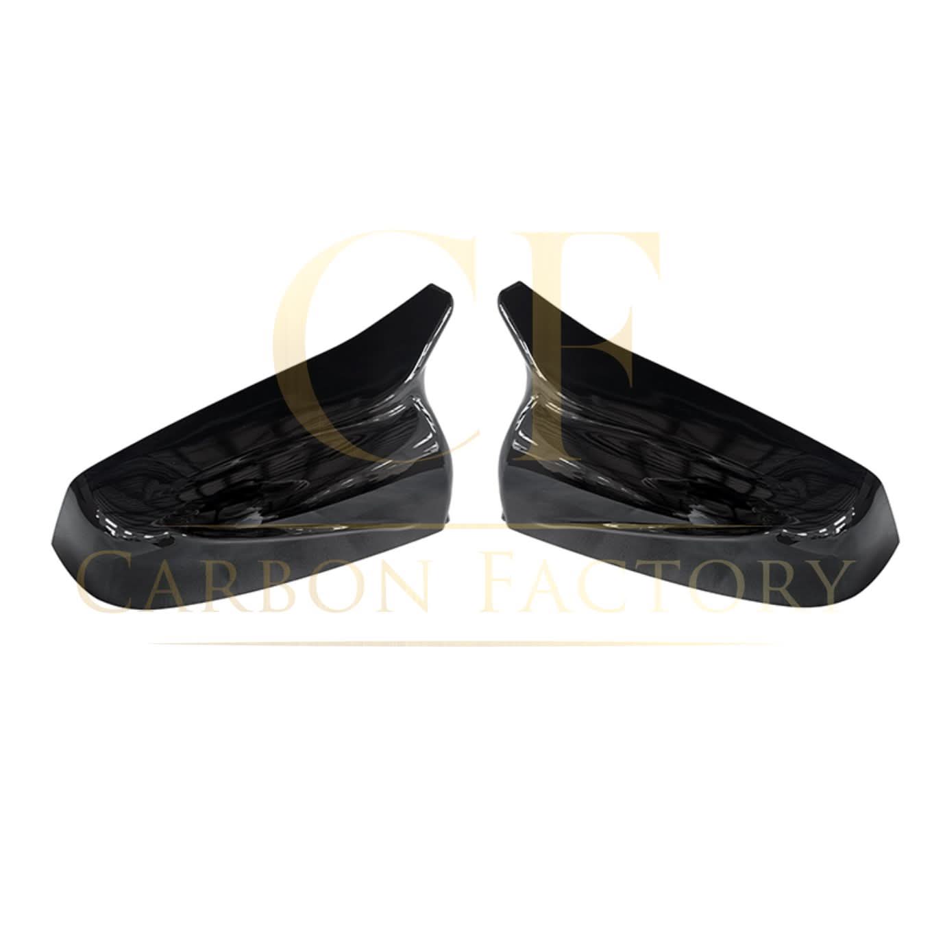 MP Style Gloss Black Replacement Mirror Covers for BMW E60 LCI F10 5 Series Pre LCI - Carbon Factory