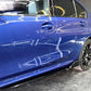 Competition Style Gloss Black Side Skirts for BMW 3 Series G20 19-Present - Carbon Factory