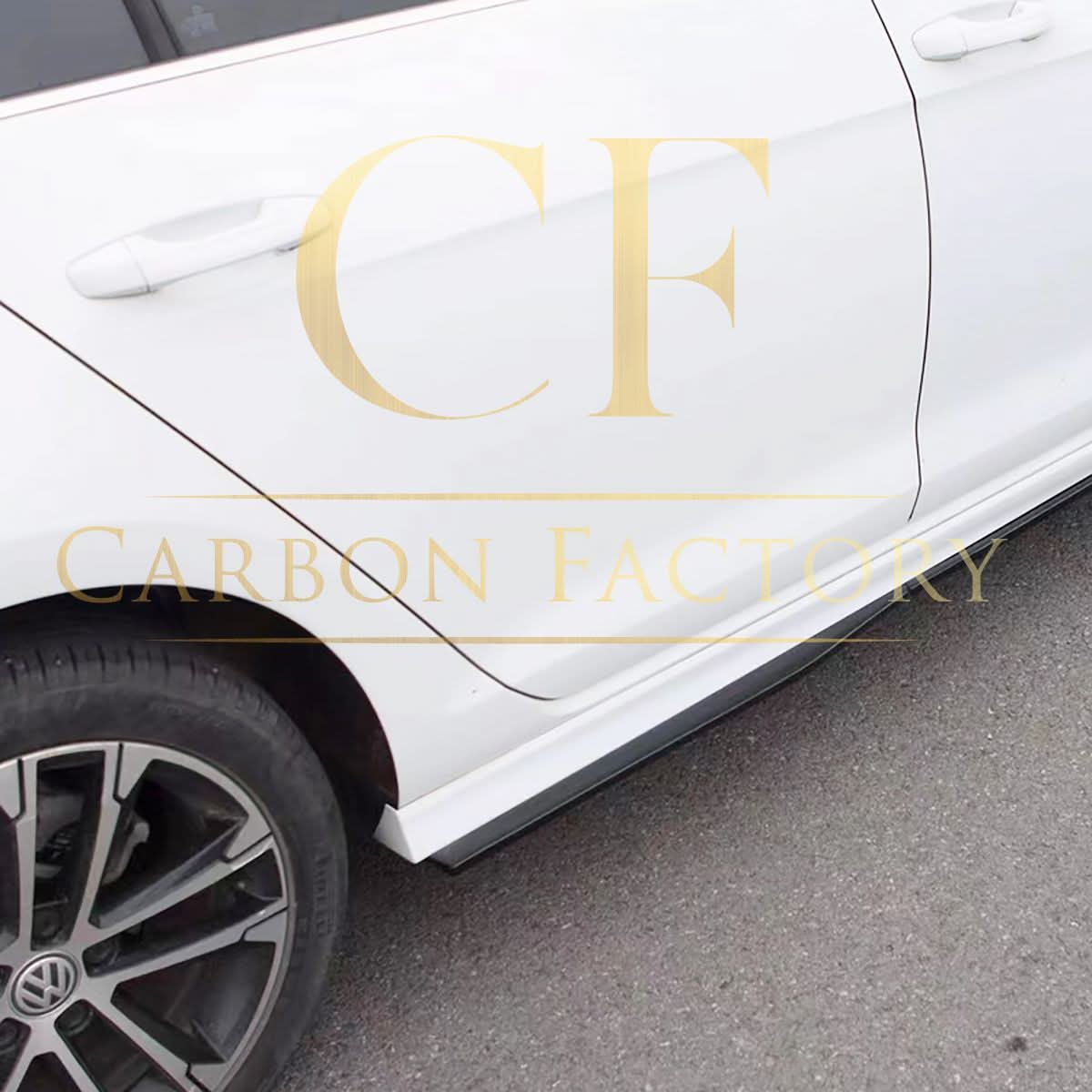 Gloss Black Side Skirts for VW Golf MK7 MK7.5 13-20 - Carbon Factory