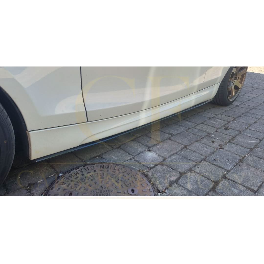 MP Style Gloss Black Side Skirts for BMW 1 Series E82 2007-2013 - Carbon Factory