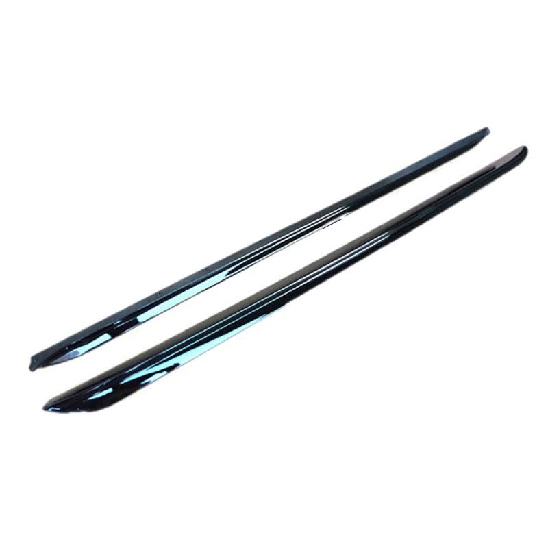 Gloss Black MP Style side skirts for BMW 3 Series G20 G21, 2019-present, featuring sleek, aerodynamic design for sporty look.