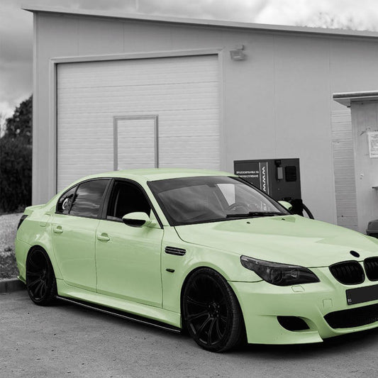 MP Style Gloss Black Side Skirts for BMW E60 E61 M5 05-10 - Carbon Factory