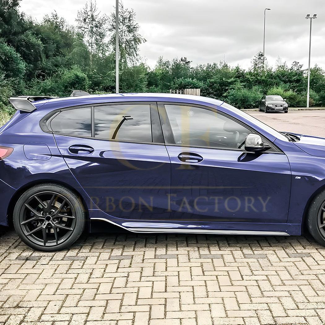 MP Style Gloss Black Side Skirts for BMW F40 1 Series 19-24 - Carbon Factory