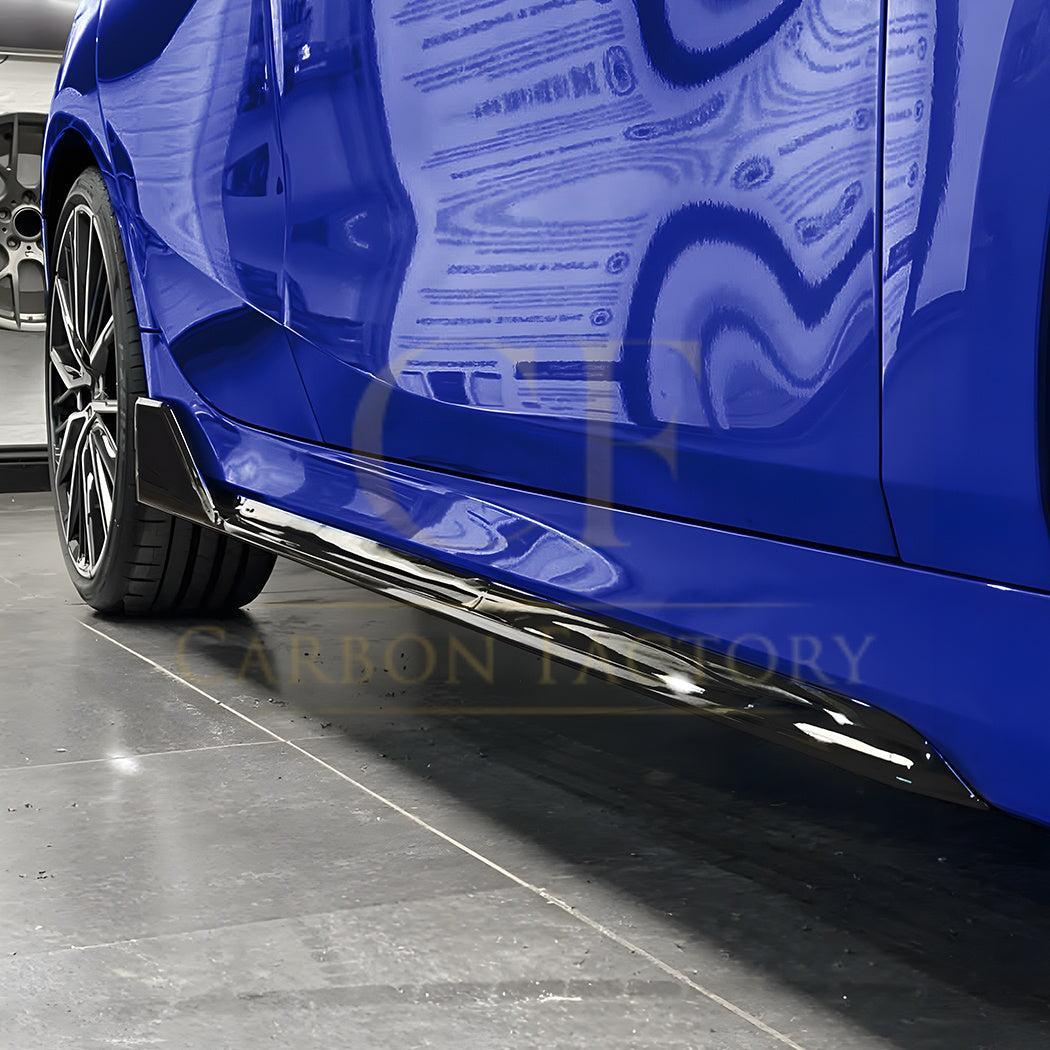 MP Style Gloss Black Side Skirts for BMW F40 1 Series 19-24 - Carbon Factory