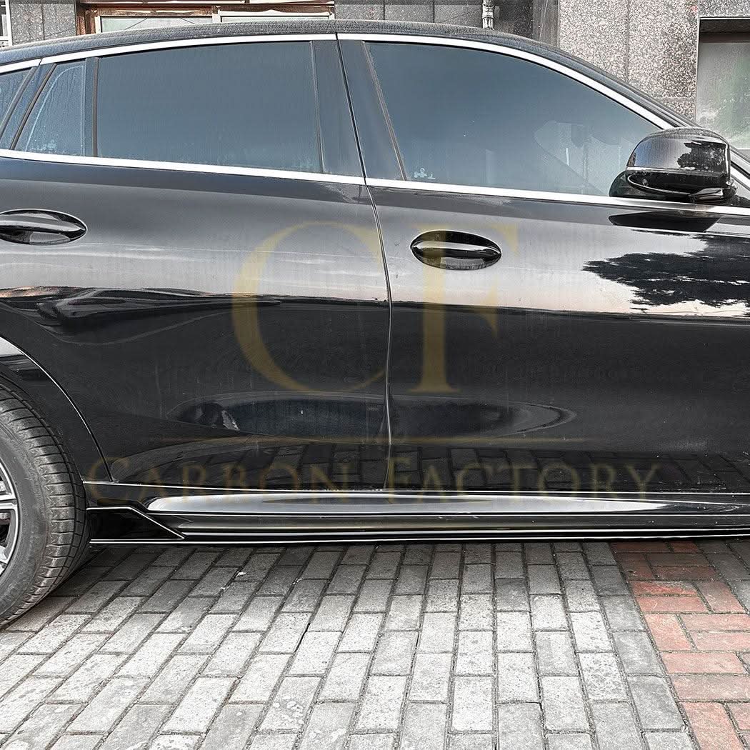 MP Style Gloss Black Side Skirts for BMW G06 X6 19-25 - Carbon Factory