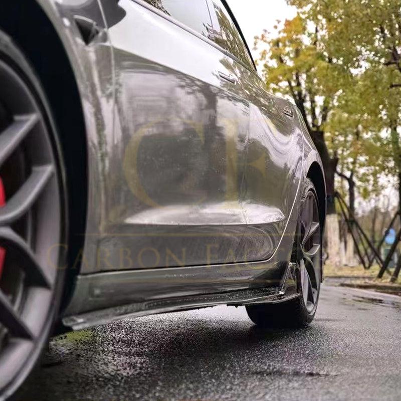 TR Style Gloss Black Side Skirts for Tesla Model 3 16-23 - Carbon Factory