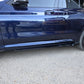 V Style Gloss Black Side Skirts for BMW G01 X3 G02 X4 18-24 - Carbon Factory
