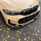 3D Style Gloss Black Front Splitter for BMW 3 Series G20 G21 LCI 24-Present - Carbon Factory