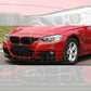 3D Style Gloss Black Front Splitter for BMW F30 F31 3 Series M Sport 12-19 - Carbon Factory