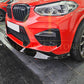 3D Style Gloss Black Front Splitter for BMW F97 X3M F98 X4M 18-21 - Carbon Factory