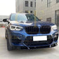 3D Style Gloss Black Front Splitter for BMW F97 X3M F98 X4M 18-21 - Carbon Factory