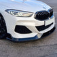 AC Style Gloss Black Front Splitter for BMW G14 G15 G16 8 Series 19-Present - Carbon Factory