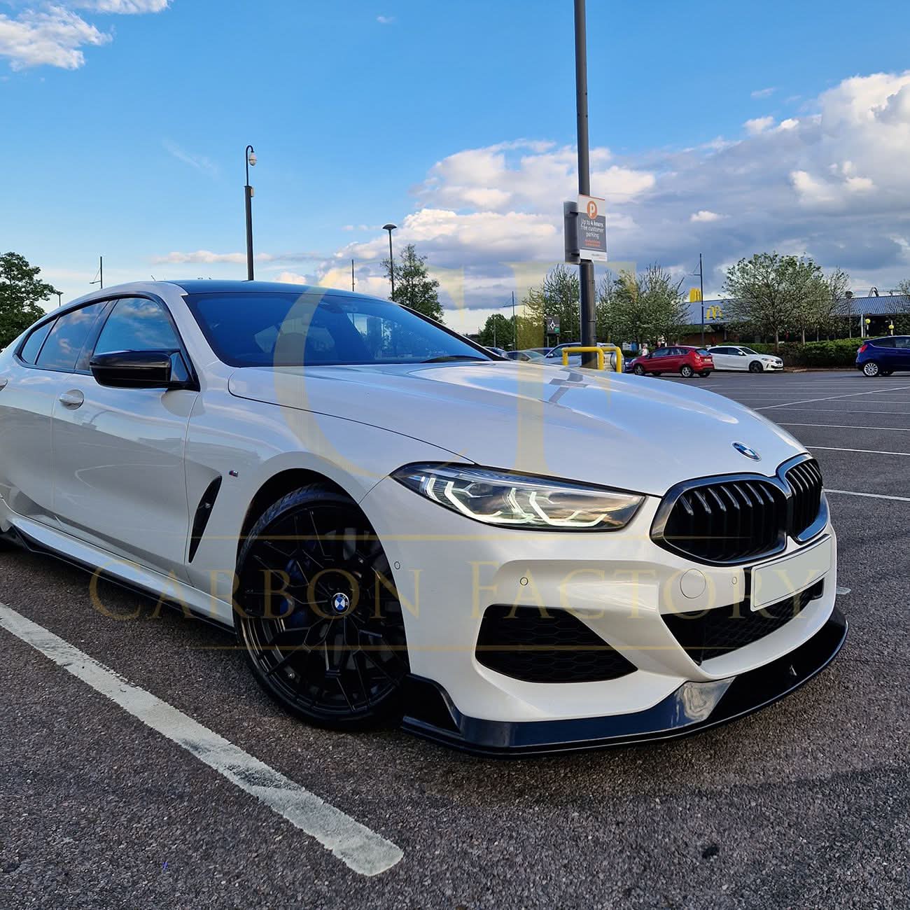 AC Style Gloss Black Front Splitter for BMW G14 G15 G16 8 Series 19-Present - Carbon Factory