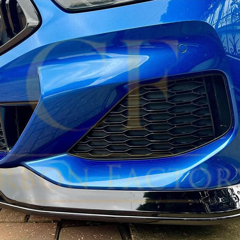 AC Style Gloss Black Front Splitter for BMW G14 G15 G16 8 Series 19-Present - Carbon Factory