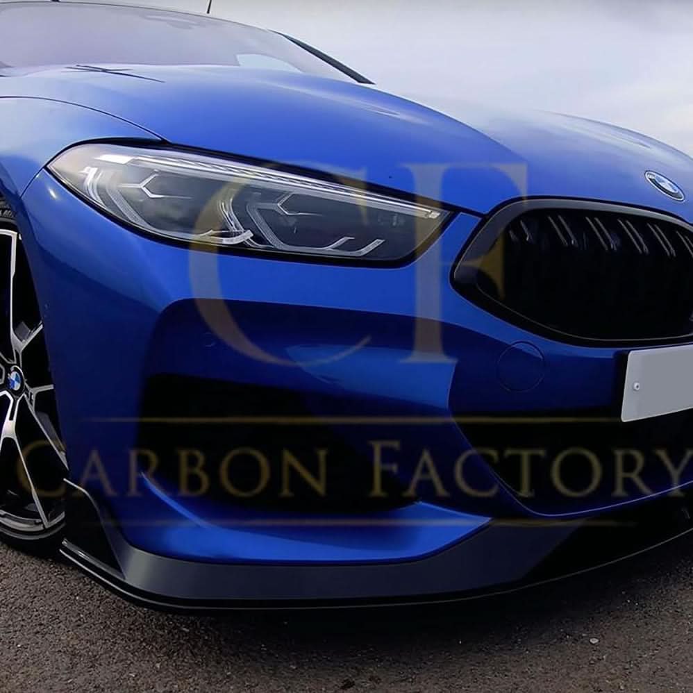 AC Style Gloss Black Front Splitter for BMW G14 G15 G16 8 Series 19-Present - Carbon Factory