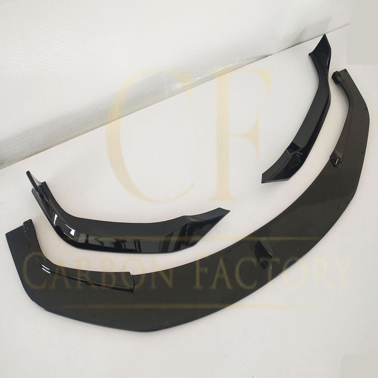 AC Style Gloss Black Front Splitter for BMW G14 G15 G16 8 Series 19-Present - Carbon Factory
