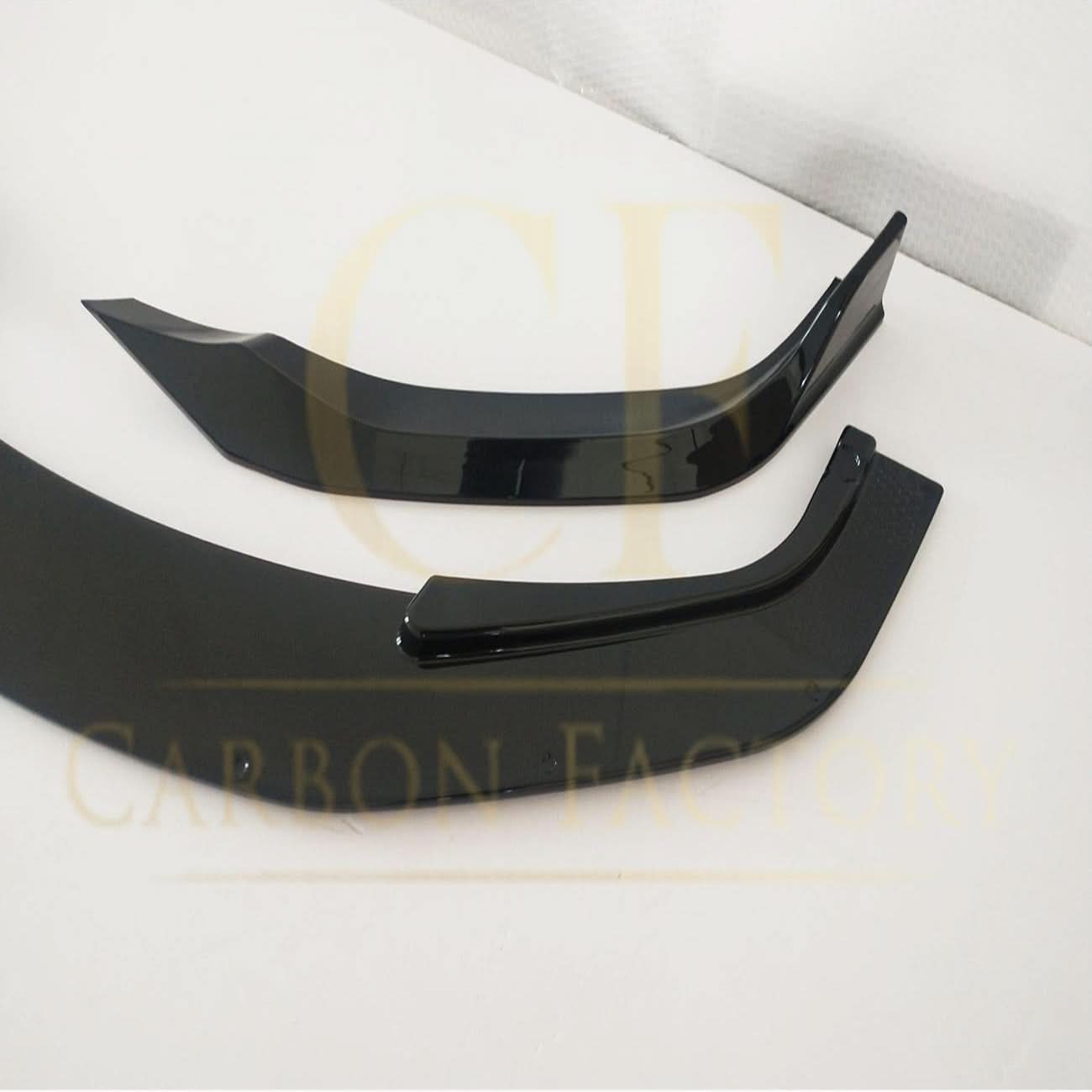 AC Style Gloss Black Front Splitter for BMW G14 G15 G16 8 Series 19-Present - Carbon Factory