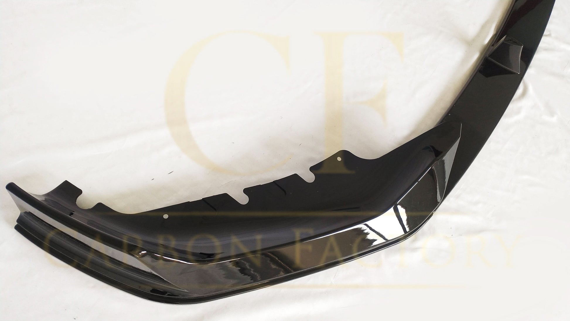 AC Style Gloss Black Front Splitter for BMW G30 G31 5 Series LCI 21-24 - Carbon Factory