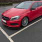 AMG Style Gloss Black Front Splitter for Mercedes Benz W176 A Class 13-15 - Carbon Factory