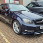AMG Style Gloss Black Front Splitter for Mercedes Benz W204 C Class 08-14 - Carbon Factory