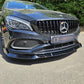 Brabus Style Gloss Black Front Splitter for Mercedes Benz W117 CLA 17-19 - Carbon Factory