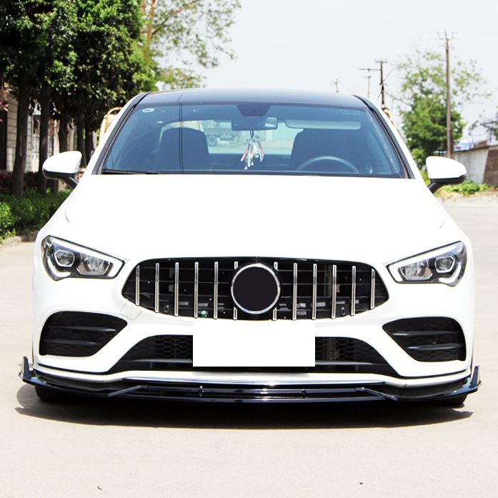 Brabus Style Gloss Black Front Splitter for Mercedes Benz W118 CLA 19-23 - Carbon Factory