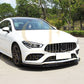 Brabus Style Gloss Black Front Splitter for Mercedes Benz W118 CLA 19-23 - Carbon Factory