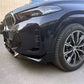 CF Style Gloss Black Front Splitter for BMW G06 LCI X6 23-Present - Carbon Factory