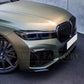 CF Style Gloss Black Front Splitter for BMW G11 G12 7 Series LCI 20-23 - Carbon Factory