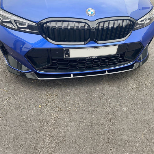FD Style Gloss Black Front Splitter for BMW 3 Series G20 G21 LCI 23-Present - Carbon Factory