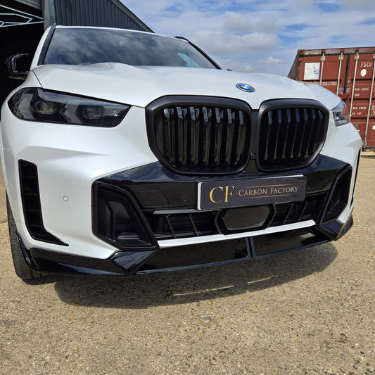 Gloss Black Body Kit 1 Splitter for BMW G05 LCI X5 23-Present - Carbon Factory