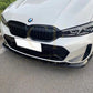 Gloss Black Front Splitter 3 Pieces for BMW 3 Series G20 G21 LCI 23-Present - Carbon Factory