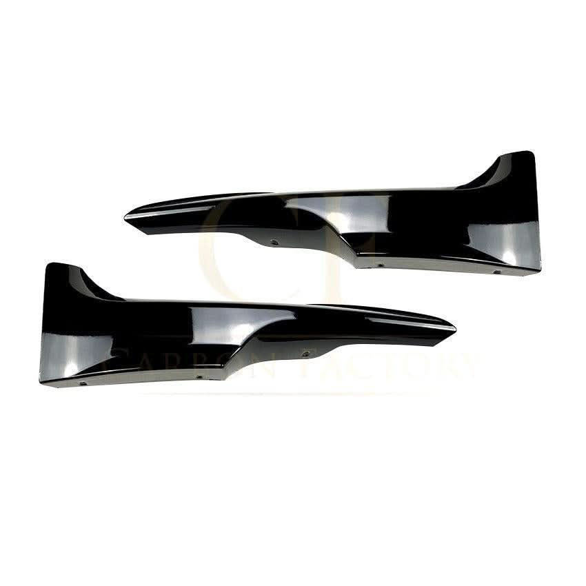 Gloss Black Front Splitter Covers for BMW E92 E93 3 Series LCI 09-13 - Carbon Factory
