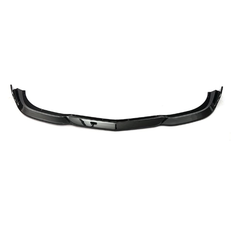 Gloss Black Front Splitter for Mercedes Benz W204 C Class Standard Model 08-14 - Carbon Factory