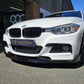 MAD Style Gloss Black Front Splitter for BMW F30 F31 3 Series M Sport 12-19 - Carbon Factory